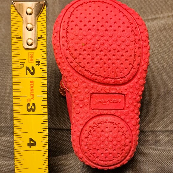 Jumping Beans Mini Dani Pink Flower Mary Jane Infant Girls Size 2 Shoes EUC - Picture 4 of 4